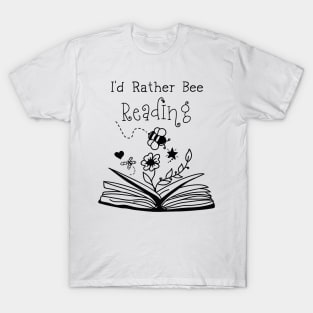 Bees and Books Cute T-Shirt